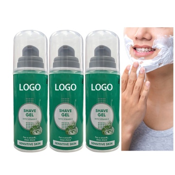 Custom Moisturizing Shaving Gel with Vitamin E - OEM Cosmetic Factory Supplier