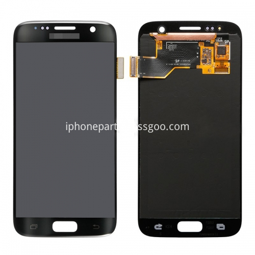 s7 screen black