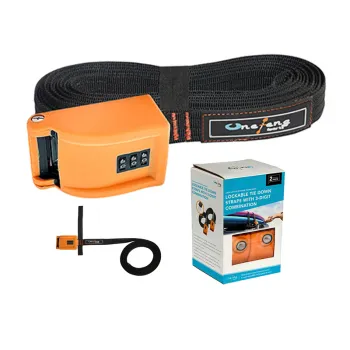 New Arrival: Heavy-Duty Steel Wire Tie-Down Straps for Secure Cargo Lashing, Ideal for Kayaks and Cam Buckle Cargo Fastening