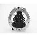 ALLEMAGNE BLACK Round Table Gear Clock