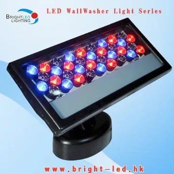 36W led wallwasher rgb IP65 waterpoof for outdoor lighting