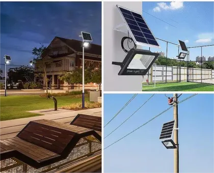 Clever User-friendly LED Solar Flood Light