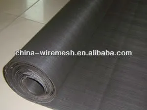 Black Wire Cloth /black wire mesh/low carbon steel wire cloth