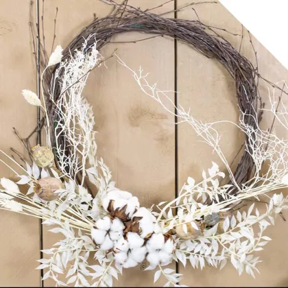 Fall Decor: Preserved Flowers, Dried Flowers, Ruscus Preserved