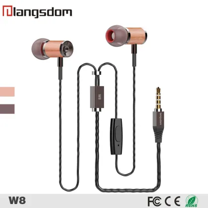 high quality wood earbuds earphone for Samsung ,wood headphones for iphone,sony