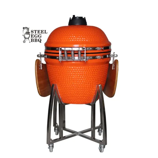 SEB KAMADO Orange Asador Grill 23.5 xxl Extra Large Green Ggg Pit Boss Bbq Smoker Ceramic Grill Kamado