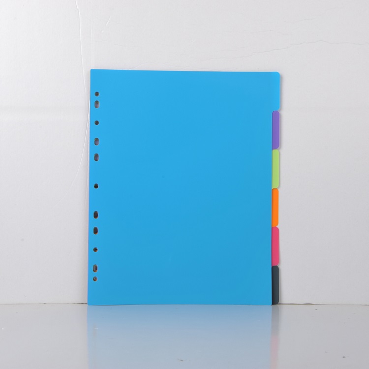 Color environmental separation page Tab Dividers