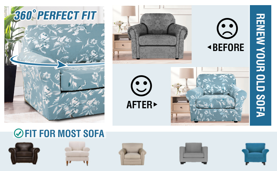 High Quality Printing Sofa Cover
