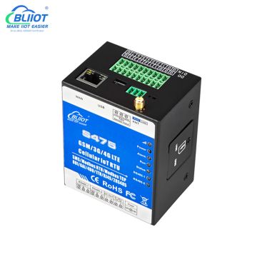 GSM/3G/4G Modbus RTU S475 with 8DI 6AI 4Relay TH 2RS485 RJ45 for IoT Applications