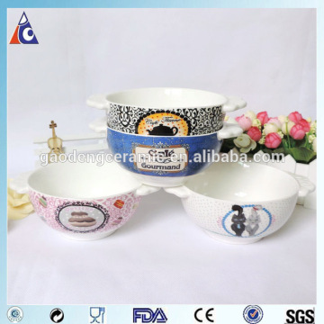 5.5"French style ceramic bowl / soup bowl