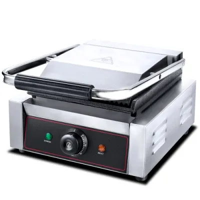 Heg-811ea Commercial Single Head 2.2kw Electric Panini Contact Grill