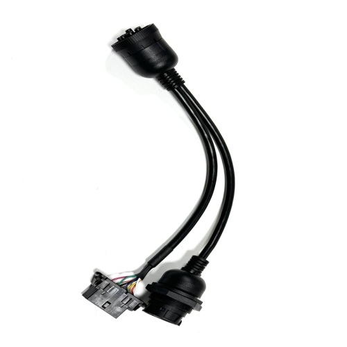 CUMMINS 9 pin maschio a femmina OBDII 16 pin femmina tipo Y cablaggio diagnostico CAN 330 mm