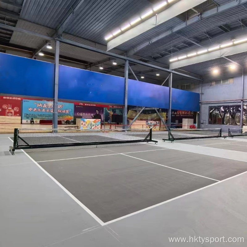 Low Price Portable Outdoor Tennis Post Pickleball Court Net Pole System