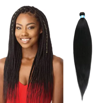 Julianna Wholesale 26inch 90g braid kanekalon afrelle hair braid pre stretched braiding hair