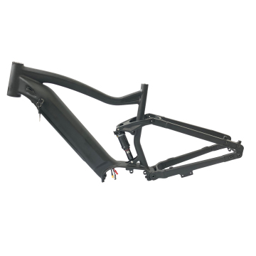 Full Suspension E-Bike Frame with Bafang G510 Middle Drive Motor Kit: Aluminum Alloy Construction
