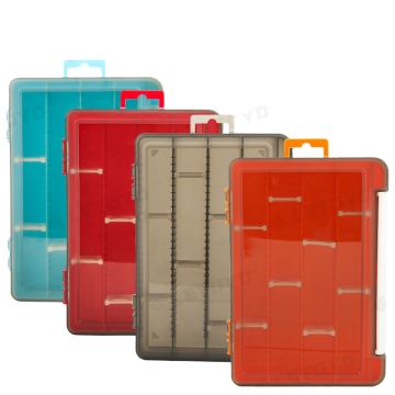 LETOYO Waterproof Fishing Tackle Box with Removable Dividers - Portable Plastic Storage Case