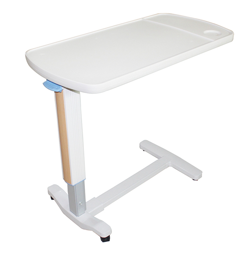 Height Adjustable Over Bed Table for Hospital
