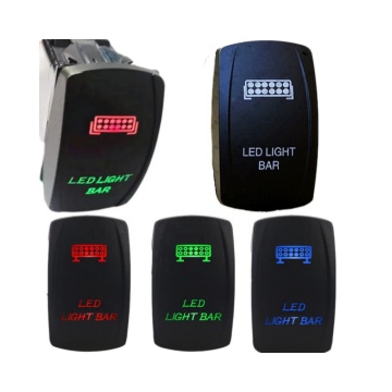 LED Light Bar and Rear Lights Toggle Rocker Switches for Cars, Trucks, and ATVs