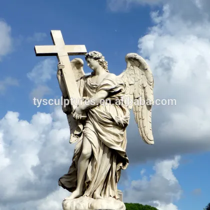 World famous stone famous male angel statue marble angel sculptures