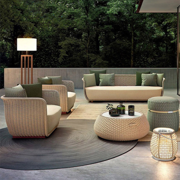 Wholesale Custom Commercial Aluminum Garden Outdoor Patio Sofa Set