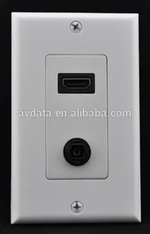 HDMI Toslink Wall Plate