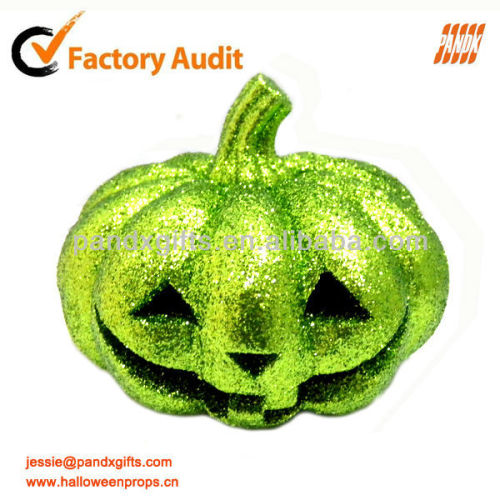 2012 TOP ONE HALLOWEEN POLYFOAM GLITTER PUMPKIN 70% SOLD TO USA