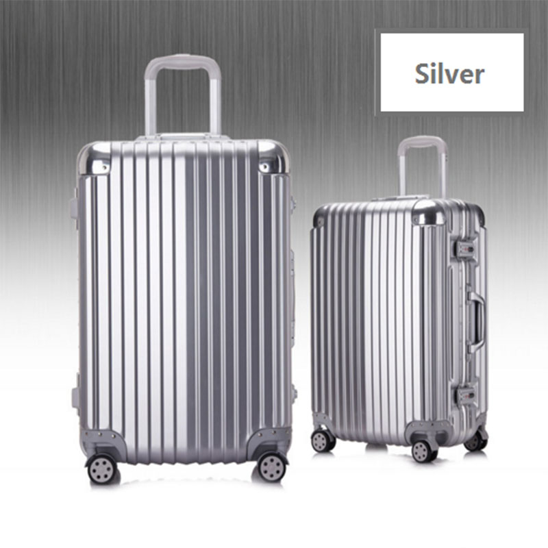 Silvery Luggage