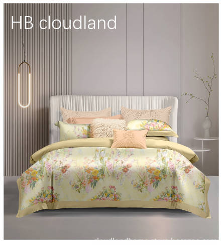 Cloudland Cotton Linen Duvet Cover Set - Queen Bedding Sets 3 Pieces