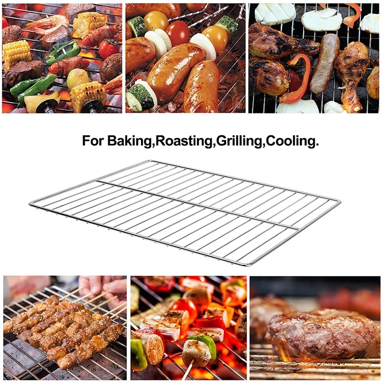Environmentally durable stainless steel BBQgrate grill