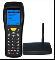 Terminal de datos de código de barras portátil inalámbrico