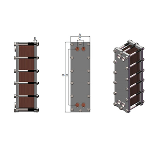 Air Condition CO2 Extreme High-pressure Heat Exchanger