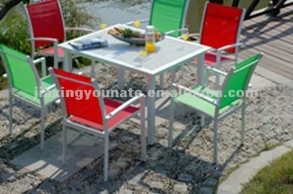 7pcs outdoor folding table and chair set UNT-199-B