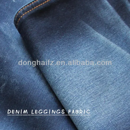 high-end raw denim fabric for leggings