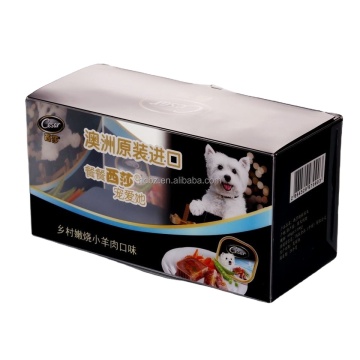 Wholesale PVC PET Clear Plastic Boxes with Printing for Pet Food Packaging