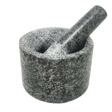 Wholesale Black Round Polished 12x10cm Mortar and Pestle for Kitchen - Affordable 4.7"x4" Stone Accessories