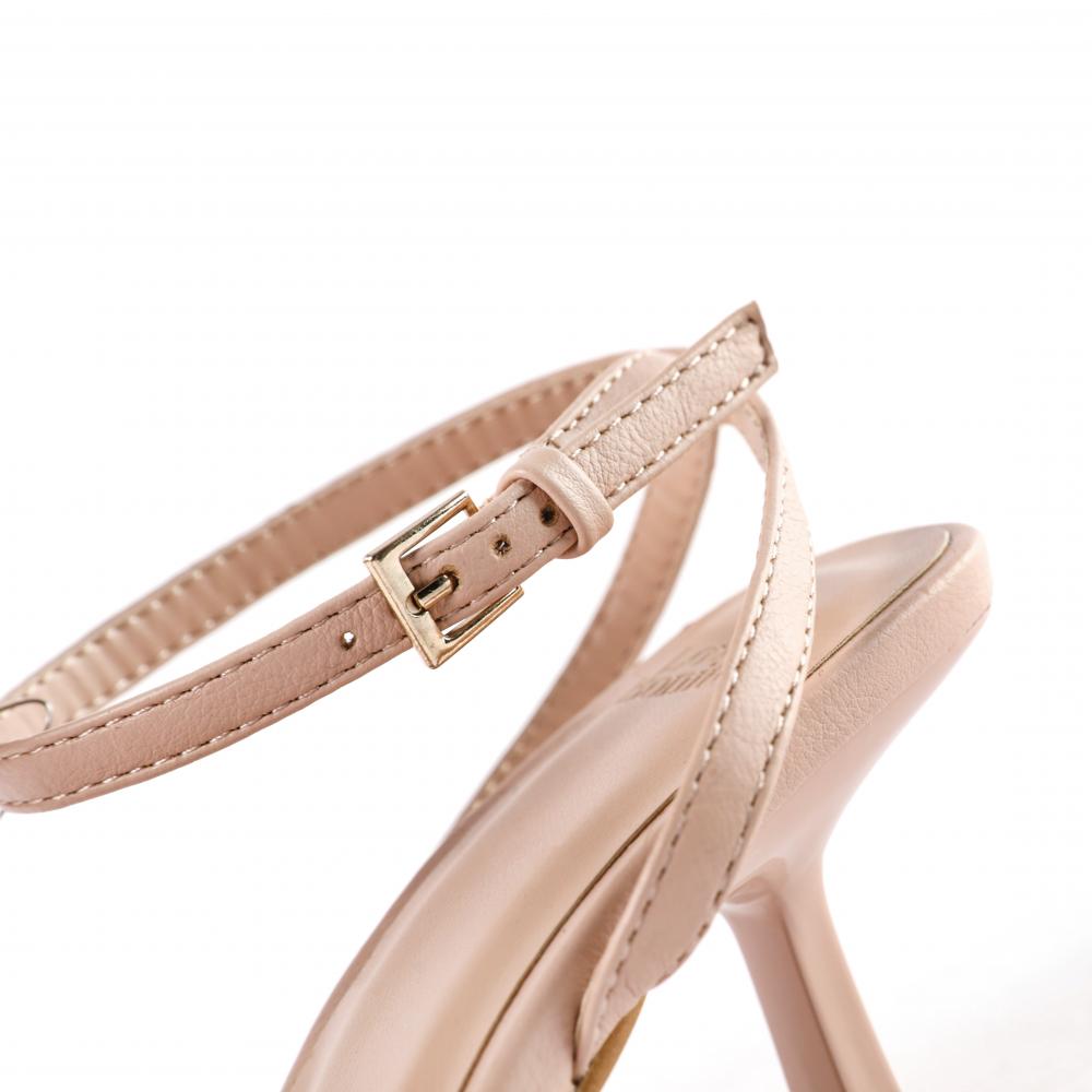 Women's Pink High-heeled Sandals