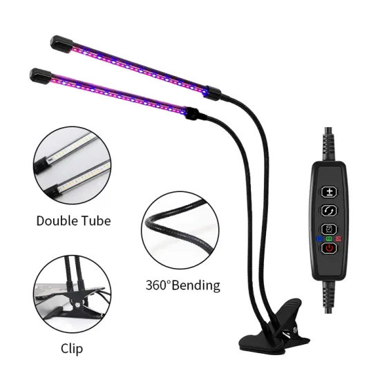 360 Degree Dimmable Hydroponic Grow Light with Flexible Spectrum