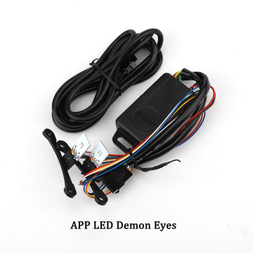 Multi-color RGB Demon Eye LED Devil Eyes with Wireless Remote for Car & Motorcycle Headlights