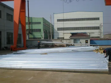 Double Arm Steel Lighting Poles For Street