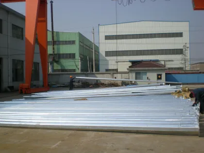 Outdoor 9 M 11 M Galvanized Lamp Post