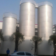 Stainless steel silos for chemical storage