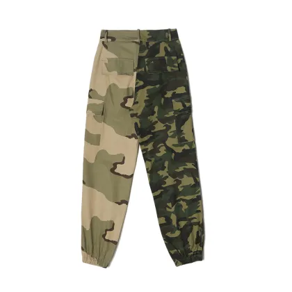 High quality Street Wear Camouflage Cargo Pants Women