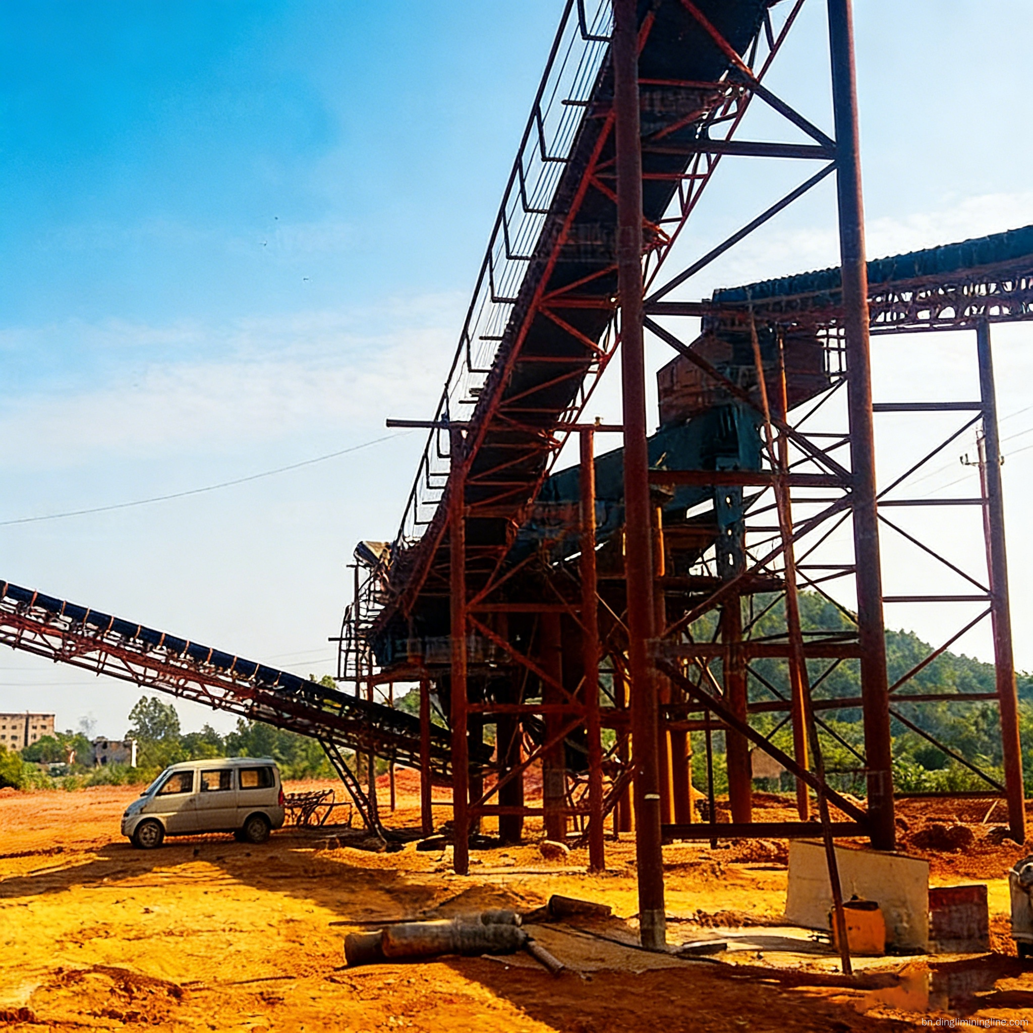 800 TPH উৎপাদনের জন্য চুনাপাথর নিষ্পেষণ সিস্টেম