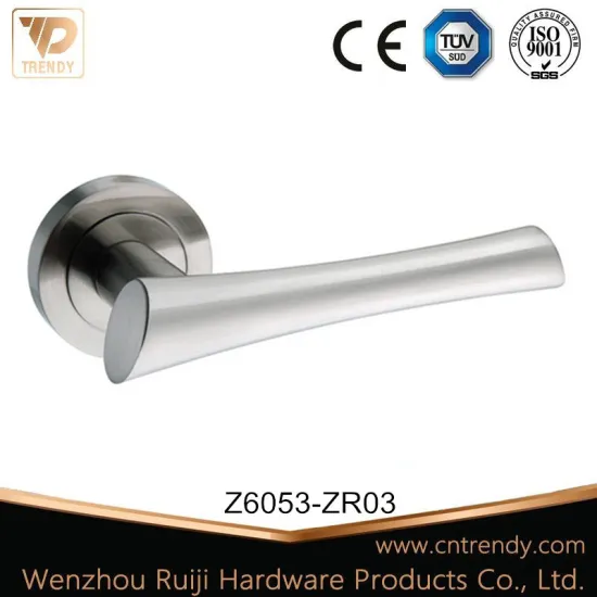 Aluminum Lever Handle Door Lock with Keys and Cylinder (Z6053-ZR05)