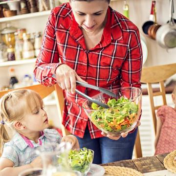 Tong per insalata facile da pulire in acciaio inox