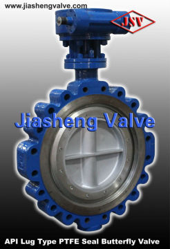 150LB API Lug PTFE Seal Butterfly Valve