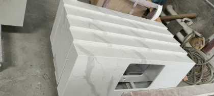 Best Wholesale Calacatta White Marble Quartz Countertops & Vanity Tops