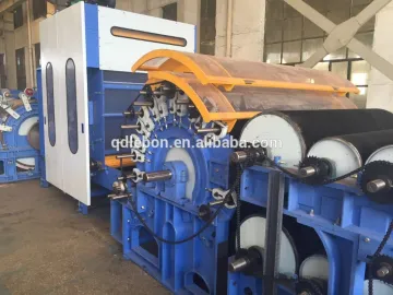Non woven synthetic needle punched carpet production machine line