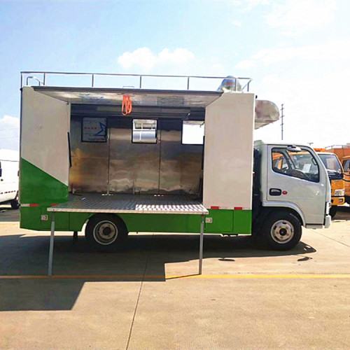 Dongfeng Mobile Kitchen Fast Food Prosing Truck
