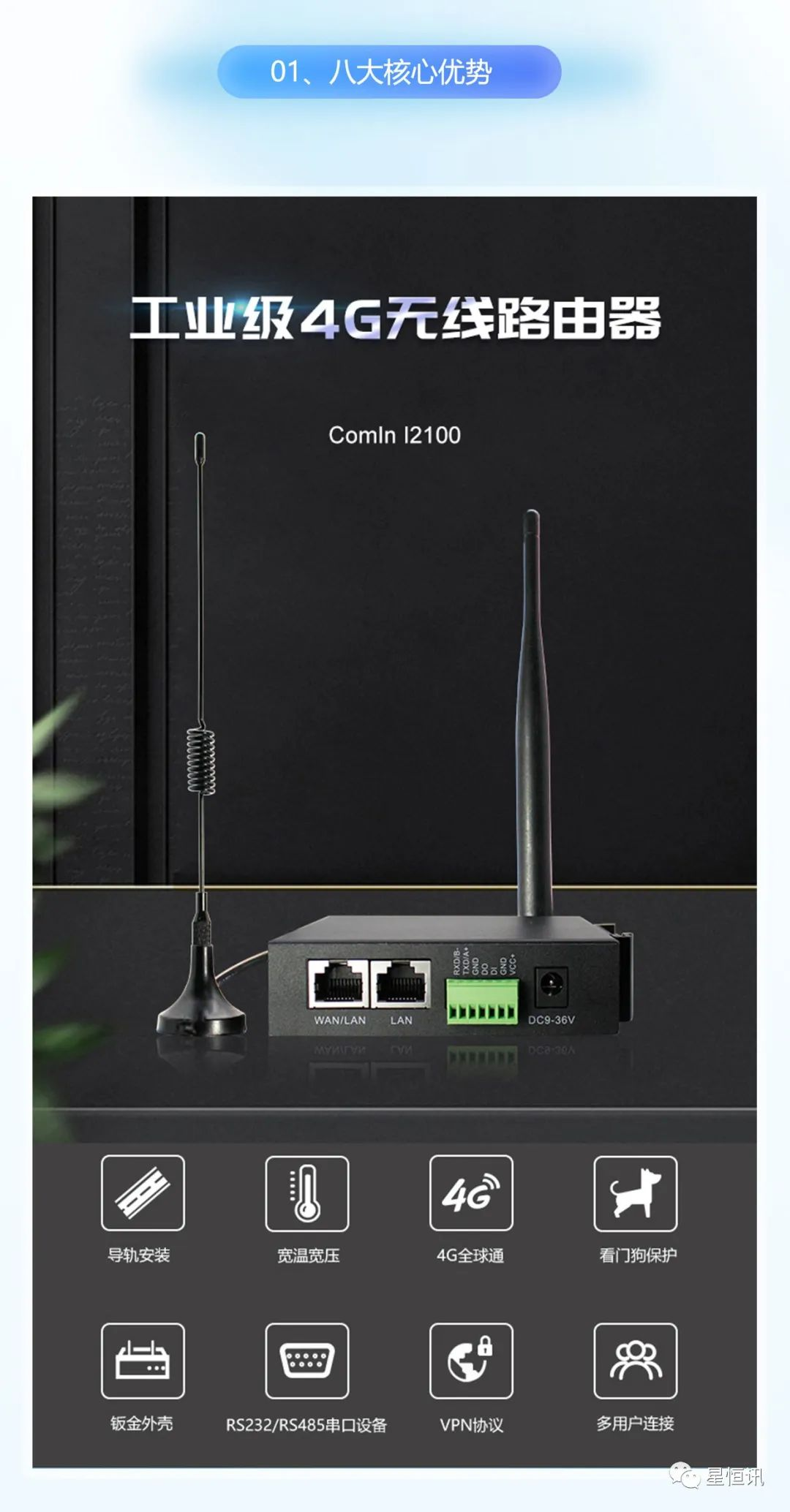 4G جهاز التوجيه الصناعي 4G industrial router